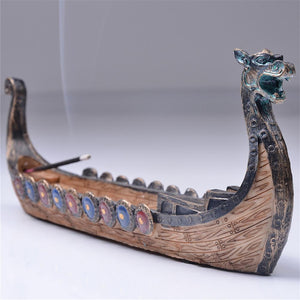 Viking Boat Incense Burner