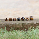 Sacred Geometry Tiger's Eye Stones